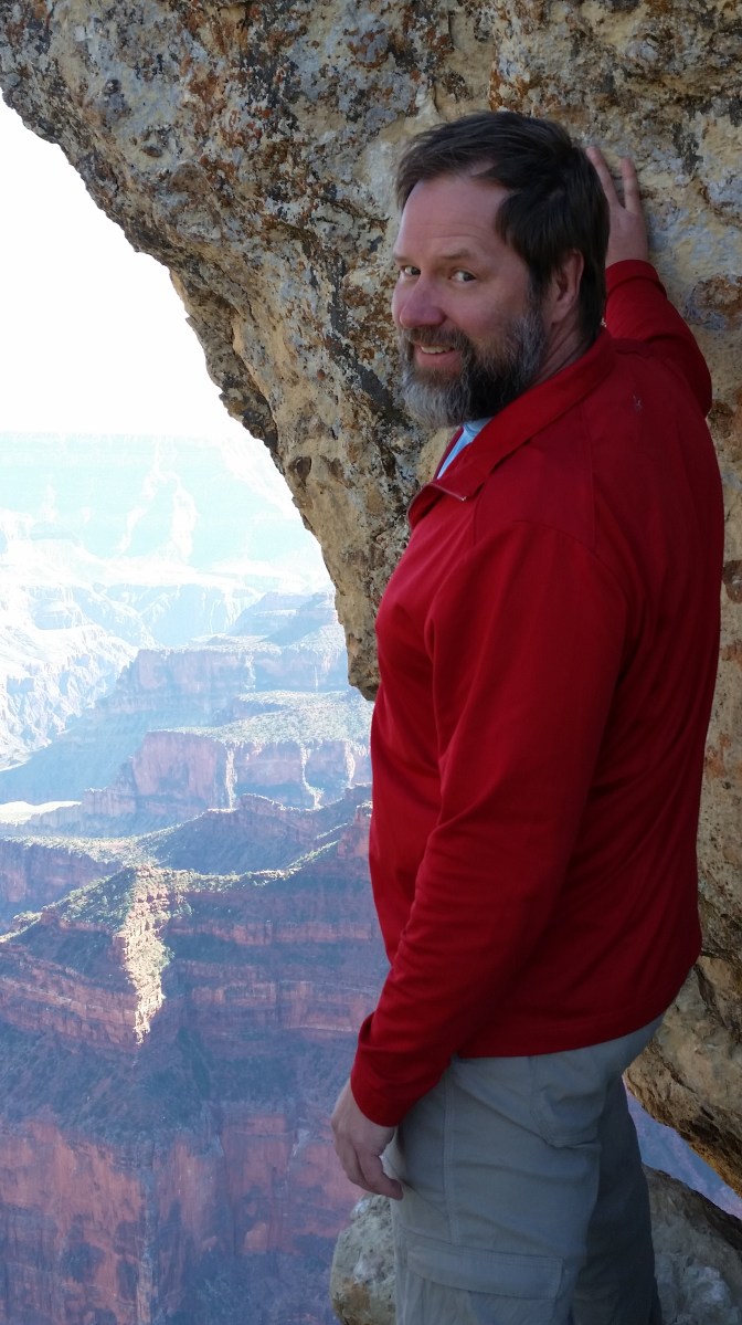 Sean Looking at Canyon