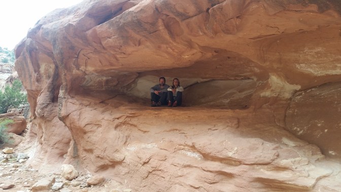 Sean &amp; Vickie in cave