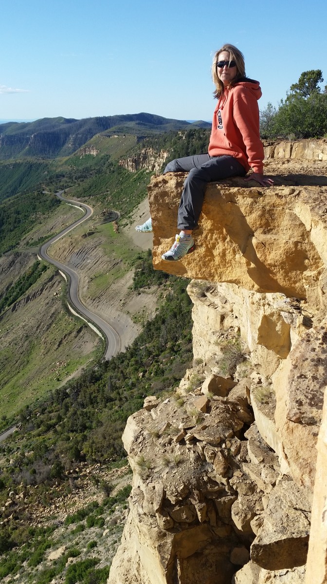 Vickie on Mesa edge