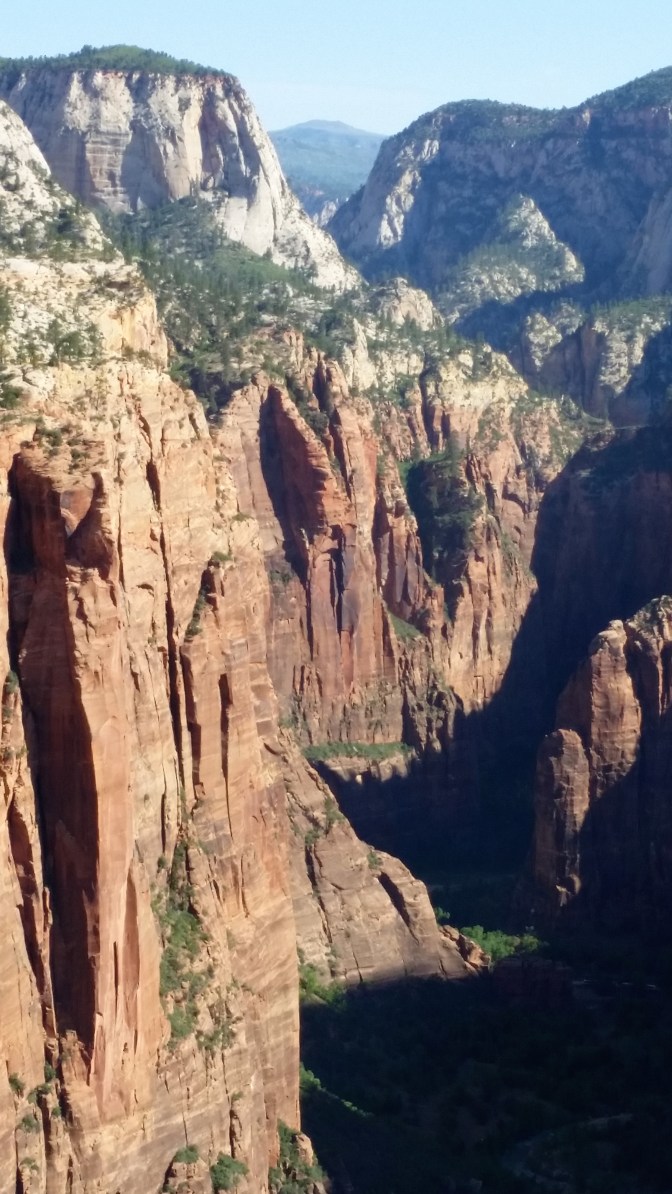 View towards The Narrows from Angels Landing